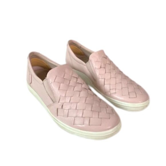 ECCO Soft 7 Woven Slip-On Loafers in Rose Dust SIZE 8 - Picture 8 of 16